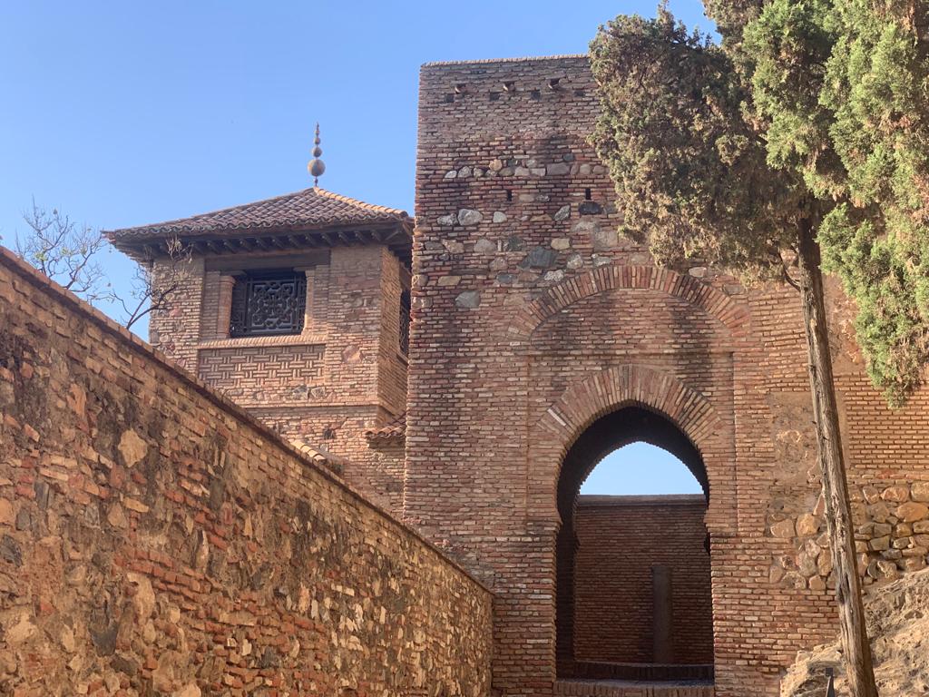 Interno dell'Alcazaba di Malaga